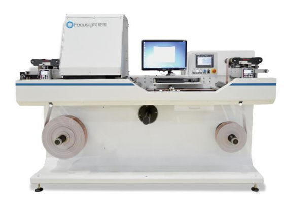 Maszyna do kontroli etykiet o masie 1,6 ton, maszyna do kontroli drukowania 2600 mm × 1100 mm × 1700 mm